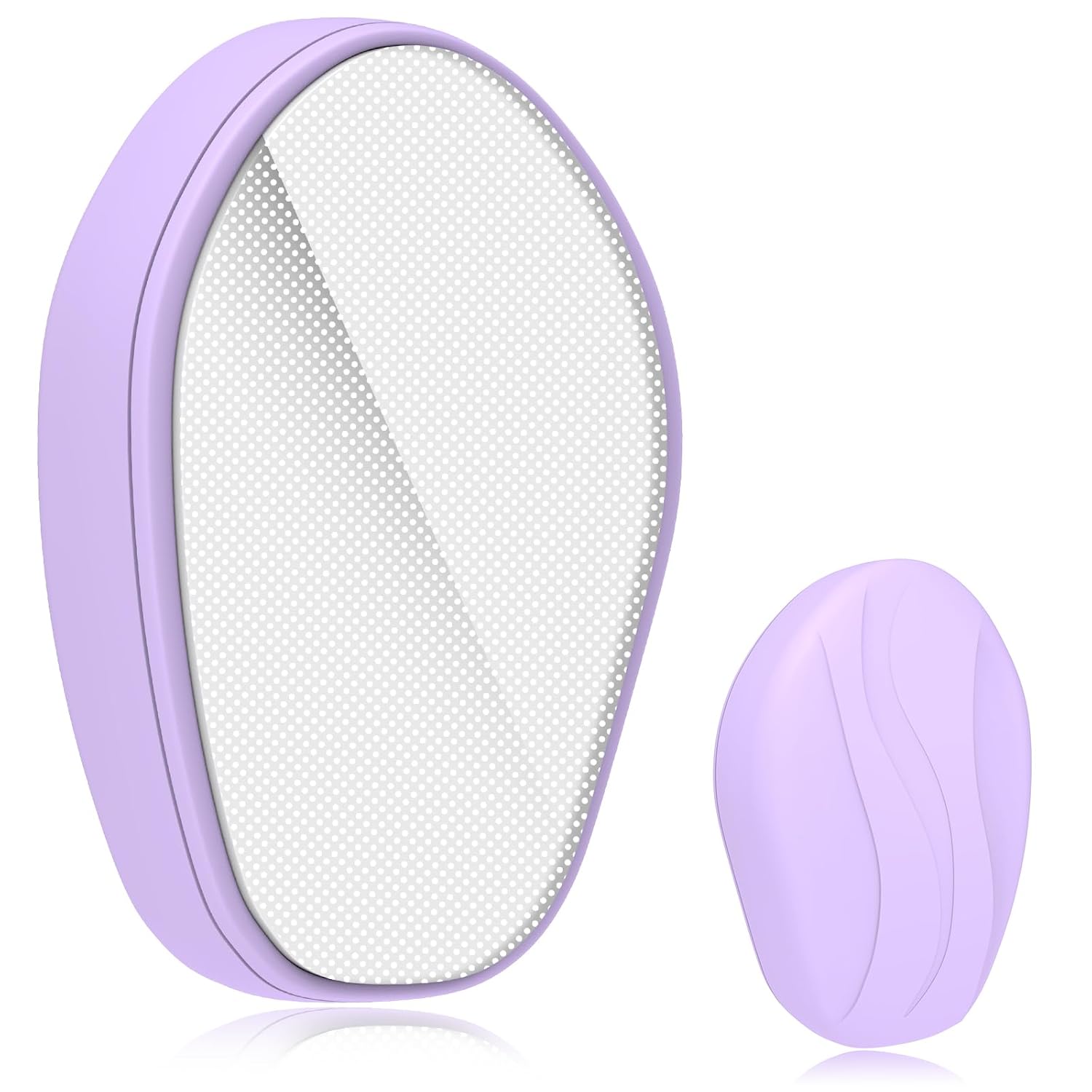 Crystal Hair Eraser for Women and Men, Reusable Crystal Hair Remover Magic Painless Exfoliation Hair Removal Tool, Magic Hair Eraser for Back Arms Legs (Violet Purple)