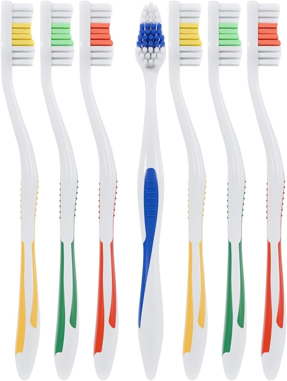 Extra Firm Toothbrush, Bulk Toothbrush for Adult, 7-Count Value Pack