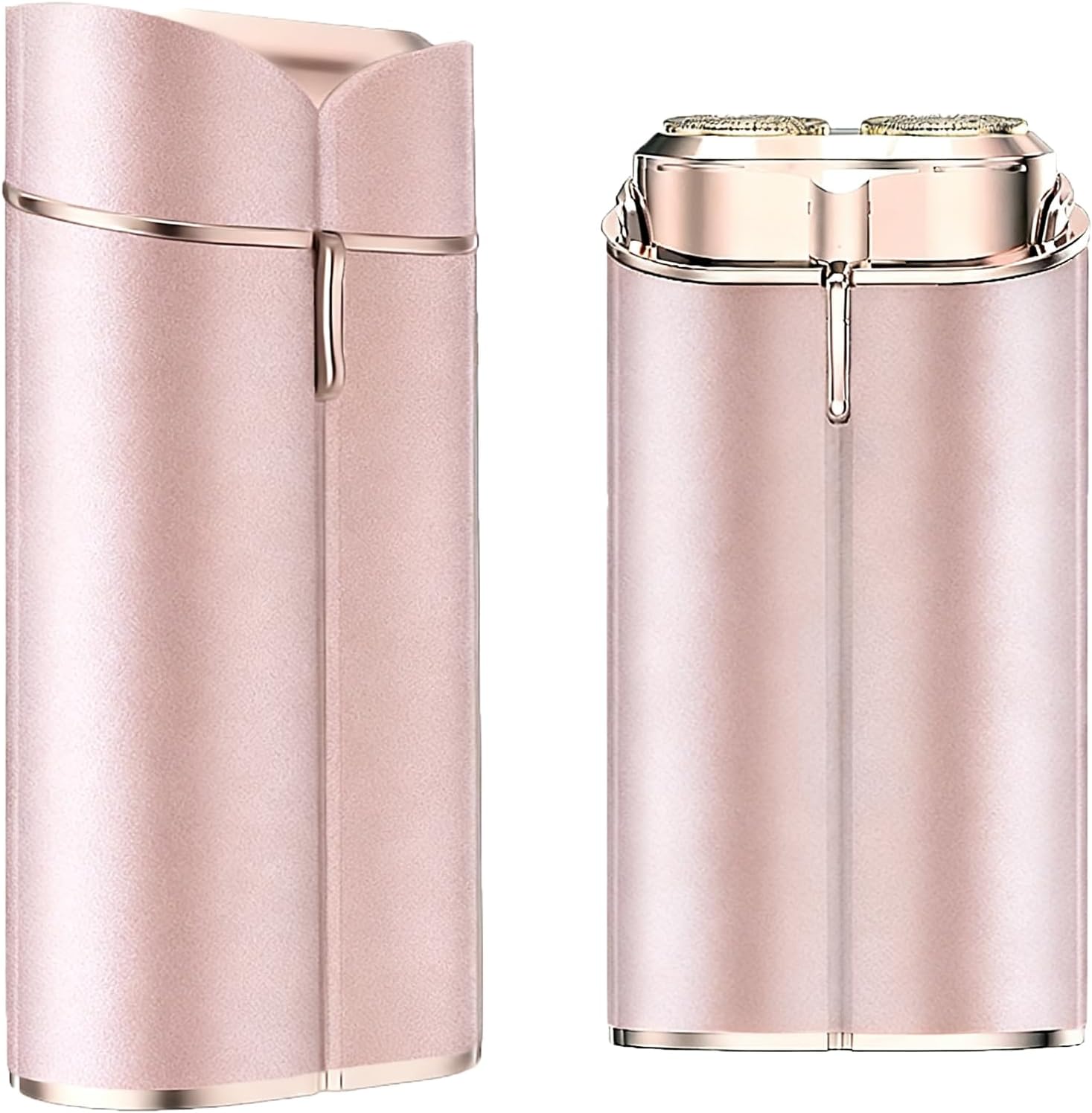 Facial Hair Removal for Women, Portable Painless Lady Shaver with Built-in LED, Wet/Dry Electric Razor Hair Remover Device for Face/Lips/Peach/Fuzz